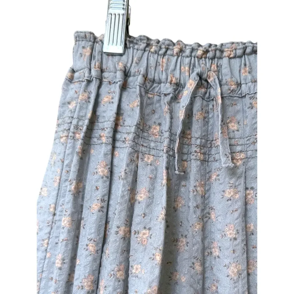 Zara Timelesz Floral Jacket Palazzo Pants and Tee Bundle Set Size 5 (110cm) Blue